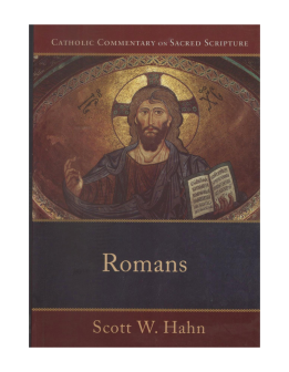 Romans CATHOLIC COMMENTARY ON SACRED SCRIPTURE